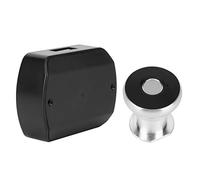 Cocoarm Drawer Fingerprint Lock Aluminum Alloy Cabinet Lock 360 Degree Touch Access 0 5 Second Unlock USB Emergency Power for Home Office Drawers Wardrobes Cabinets (Aluminum Alloy Handle Black)