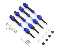 Cocoarm Drive Shaft, Steel Durable CVD Replacement for Slash Rustler Hoss Stampede VXL 4X4, Precision Machined Upgrade for Enhanced Performance and Control (Blue)