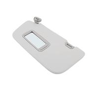 Cocoarm Driver Side Sun Visor Sunshade with Makeup Mirror Replacement for 2008-2014 OE 92011FG032ME Grey ABS Flannel