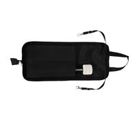 Cocoarm Drum Stick Bag Oxford Cloth Drumstick Holder 46 X 10 Cm with Hanging Design Portable Handle and Multi Item Storage for Drummers Practice Lessons Stage Use (Coffee)