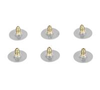 Cocoarm Earring Backs, 925 Silver Replacement Secure Locking Studs for Women Men Girls Children, with 3 Pairs Non Allergenic Comfortable Fit for Sensitive Ears (Gold)