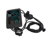 Cocoarm Electric Bike Color LCD Display, ABS TFT Electric Scooter Display Panel 3.5in Backlit Screen USB Charging Speed Mileage Battery for Commuters Riding 36V 48V 52V 60V 72V