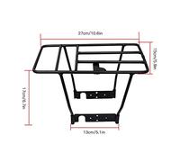 Cocoarm Electric Scooter Rear Rack, Solid Bearing Iron Luggage Cargo Rack, Stable Structure with Strong Bearing Capacity, Wear-Resistant Coating, Great Replacement for M365/1S/Pro
