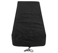 Cocoarm Electronic Piano Dust Cover, 190 Silver Coated Polyester Taffeta Piano Keyboard Cover for 61 Key, Elastic Fit, with Storage Bag for Home Practice Studio Use (61 Keys with 2 Pockets)