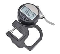 Cocoarm Electronic Thickness Gauge Digital Micrometer Thickness Meter 0-12.7mm LCD Display Aluminum and ABS Inch Conversion for Paper Film Cloth Wire Measurement