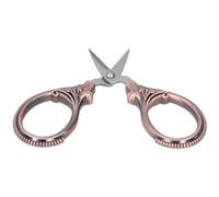 Cocoarm Embroidery Tailor Scissors, Portable Thread Cutting Tool Versatile Usage, Made of Stainless Steel, Lightweight and Compact, with Ergonomic Design, for Home and Traveling (Rose Gold)