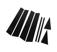 Cocoarm Exterior Window Pillar Cover, Gloss Black Trim, 8PCS B Pillar Decal for Luxury Car Style, Durable Protection & Scratch Coverage for Vehicle Use