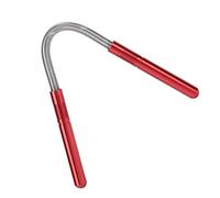 Cocoarm Facial Hair Remover, Stainless Steel Aluminum Alloy, 3 Step Easy Operation for Upper Lip Chin Cheeks Neck (Red)