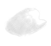 Cocoarm FAKE Beard FALSE FALSE FOR THE FACE FESTION to Disguise Pleasure, White Plush Beard FOR THE Celebrity Look, FOR THE Holidays