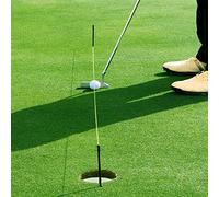 Cocoarm Fiberglass Alignment Stick Lightweight Swing Putting String Training Aid 10.24in Rod 9.84ft Adjustable Rope with Pointed Tip for Practice Drills