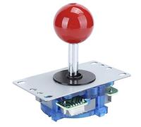 Cocoarm Fighting Game Joystick Metal and ABS Game Joystick JX 009 High Sensitivity No Delay Lightweight Design for Console Players and Use (Red)