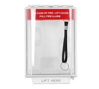 Cocoarm Fire Call Point Cover, IP67 Water Proof Heat Proof Transparent Protective Guard for Home Office Outdoor