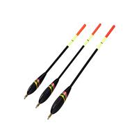 Cocoarm Fishing Float Bobber Set, Balsa Wood Fishing Floats 3pcs 1.5 Plus 6g 1.5 Plus 5g 4g High Visibility Tip Sensitive Bite Detection for River Lake Pond Anglers