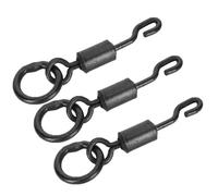 Cocoarm Fishing Swivels, Stainless Steel Quick Change Connectors, 60pcs Lightweight Durable Tackle for Carp Fishing