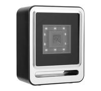 Cocoarm Fixed Barcode Scanner USB Desktop 1D 2D Barcode Scanner 640 X 480 120 Fps Hands Free QR Code Reader with LED Light for Retail Counter POS Library Checkout (Silver)