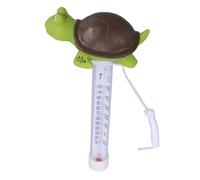 Cocoarm Floating Pool Thermometer Plastic Pool Temperature Gauge Large Display Shatter Proof with Rope 10.5 X 8 X 21 Cm for Swimming Pools Spas Hot Tubs Aquariums