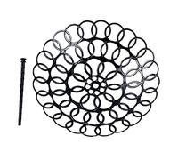 Cocoarm Flower Grid Panel Floral Arranging Grid for DIY Bouquet 26cm Plastic Craft Grid with Guide Rings for Wedding Baby Shower Christmas Decor
