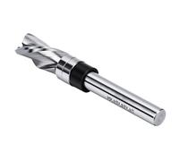 Cocoarm Flush Trim Router Bit 3/8 Inch 3 Flute Downcut Carbide | 1/4 Inch Shank for Handheld,Table Routers 3/4 Inch Cutting Length Works on Hardwood,Plywood,MDF Plastic Laminates Up to