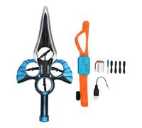 Cocoarm Flying Sword RC Glider, Remote Control Airplane with Recognition and LED Lights, 20 Minute Flight for Kids and Adults for Remote Control (Blue)