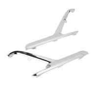 Cocoarm Fog Lamp Frame Blade Trim, Chrome ABS Front Bumper Fog Light Cover Trim, Left and Right 2 Piece Replacement, Silver Cr Plated, for Terrain 2018 2019 2020 2021