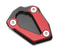 Cocoarm Foot Side Stand Motorcycle Kickstand Secure Support, Aluminum Alloy Extension Plate for S1000RR S1000R 2019 to 2022, Stability on Uneven Ground (Red)
