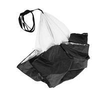 Cocoarm Football Drag Training Parachute, Pongee Coating Running Umbrella Speed Training with Adjustable Waistband, 5 to 15 Kg Resistance, for Football Sprint Practice Outdoor Strength (Black)
