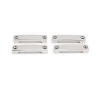 Cocoarm Footman Loop, Marine Grade Stainless Steel Top Strap Pad Eye with 4 Screws, Ideal for Kayak and Boat Tie Down Applications