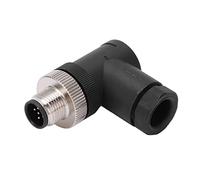 Cocoarm for NMEA 2000 Male Field Installable Connector, ABS Metal 5 Pin M12 Thread IP67 Field Installable Connector for Lowrance Simrad Networks