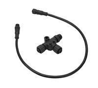 Cocoarm For NMEA 2000 T Connector, ABS Drop Backbone Cable 5 Pin M12 0.5m, IP67 Marine Network Cables, Easy Device Connection For Boat Networks
