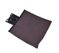 Cocoarm Foraging Bag, Canvas Belt Foraging Pouch Foldable Portable Thick Fruit Picking Bag for Hiking Camping, Small Lightweight Tool Carry Pouch for Outdoor Gatherers (Brown)