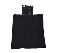 Cocoarm Foraging Bag, Canvas Belt Foraging Pouch Foldable Portable Thick Fruit Picking Bag for Hiking Camping, Small Lightweight Tool Carry Pouch for Outdoor Gatherers (Black)