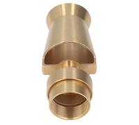 Cocoarm Fountain Nozzle Alloy Copper Water Fountain Nozzle G2 Internal Thread 30 Degree Adjustable 1 to 10 M Jet Height for Garden Pond Courtyard Waterscape
