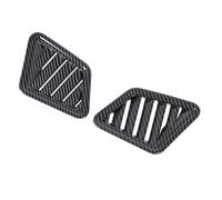 Cocoarm Front AC Vent Outlet Grille, Carbon Fiber Style AC Frame Cover for L200 2023-2024, Easy Installation and Scratch-Resistant Design