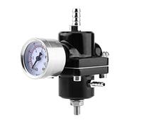 Cocoarm Fuel Pressure Regulator Adjustable Fuel Pressure Regulator Kit Aluminum Alloy Universal Fuel Pressure Regulator Gauge, Increase Acceleration Power, Universal for Most Cars