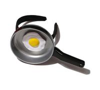 Cocoarm Funny Pan Headband, Cute Pan Shaped Headwear High Simulation Women Headband for Face Wash Makeup Bath with Plastic Resin Material 21.5cm (Fried Egg)