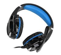 Cocoarm G9000Pro Gaming Headset, 40mm Speaker LED Light Blue | Wired Over-Ear Headphones with Microphone, Noise-Isolating 3D Surround Sound, PC Compatible