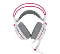 Cocoarm Gaming Headset USB Headset with 7.1 Surround Sound Vibration Omnidirectional Mic LED Light ABS PC for PC Gamers Online Classes Streaming