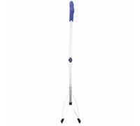 Cocoarm Garbage Picker Grabber Tool Reacher Grabber with Foldable Design for Easy Storage Extra Strength Lightweight Aluminum Alloy Trash Picker Long Handle (Blue Handle)