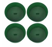 Cocoarm Garden Sifting Pan, Plastic Mesh Soil Sieve, Efficient Sand Filtering Tool for Gardeners, Ideal for Sifting Stones and Sand with Compact Design 6.2 X 6.2 in