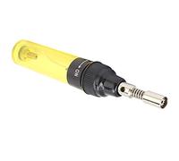 Cocoarm Gas Soldering Iron Pen, Refillable Butane Soldering Iron, Plastic Aluminum Alloy VA 100, 8ml Cordless Tool, 2372°F Flame, 842°F Tip, for Repair Welding Field Work (Transparent Yellow)