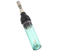 Cocoarm Gas Soldering Iron Pen, Refillable Butane Soldering Iron, Plastic Aluminum Alloy VA 100, 8ml Cordless Tool, 2372°F Flame, 842°F Tip, for Repair Welding Field Work (Transparent Green)