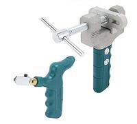 Cocoarm Glass Cutter Kit Manual Tile Cutter Wheel and Alloy Steel Blade 15mm Cutting Thickness with Breaking Pliers for Ceramic Tile Glass Mirror Home Users