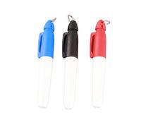 Cocoarm Golf Marker Alignment Kit with 12 Portable Golf Accessories Packs to Improve Skills Suitable for Lovers of - ABS Blue/Red/Black Materials 12pcs 12pcs (As shown in the figure)