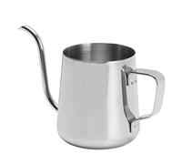 Cocoarm Gooseneck Pour Over Coffee Kettle, 304 Stainless Steel Pour Over Drip Coffee Kettle with Long Narrow Spout, Easy Water Control for Home Office Cafe Camping Hand Drip Tea (250ML Silver)