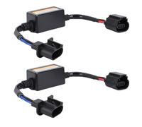 Cocoarm H13 LED Headlight Canbus Decoder, Anti Flicker Error Resistor Kit | Plug and Play Warning Error Code Canceller, Water Resistant ABS Housing, 12V 35W Load Resistor for Halogen to LED Upgrade,