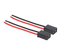 Cocoarm H7 Light Connector ABS Copper LED Light Connectors 2Pcs DC 12V to 24V Plug and Play Wiring Harness for Headlight Bulb Socket Replacement