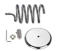 Cocoarm Hair Dryer Holder Waterproof Hairdryer Stand Standing Stainless Steel Base Desktop Hairdryer Holder Station Use in Bathroom, Hair Salon, Manicure Salon, Ground or Table