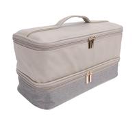 Cocoarm Hair Dryer Travel Case Portable Hair Tool Storage Pouch with Polyester and PU Leather Double Layer 34.5 X 16.5 X 16 Cm for Travel Salon Home for Flexstyle and SpeedStyle