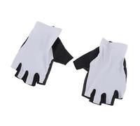 Cocoarm Half Finger Cycling Gloves, Milk Silk Road Biking Gloves with 3D Printed Palm Pads, Breathable Anti Slip Shock Absorbing Riding for Men Women Outdoor Cycling (S)