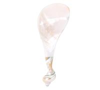 Cocoarm Hand Craft Shell Spoon, Pearlescent Handle Elegant Shell Cutlery for Stylish Dining Experiences At Home and Events